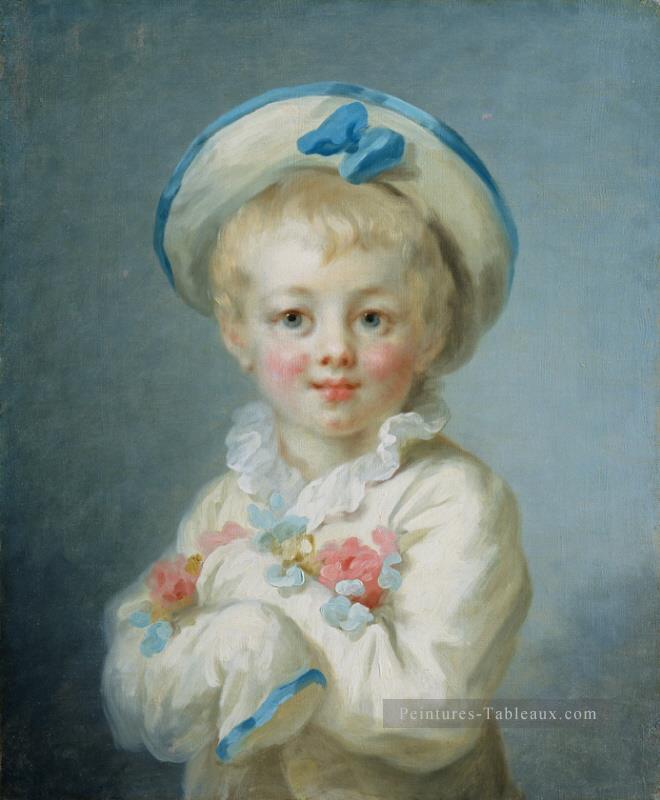 Un garçon comme Pierrot Jean Honoré Fragonard Peintures à l'huile